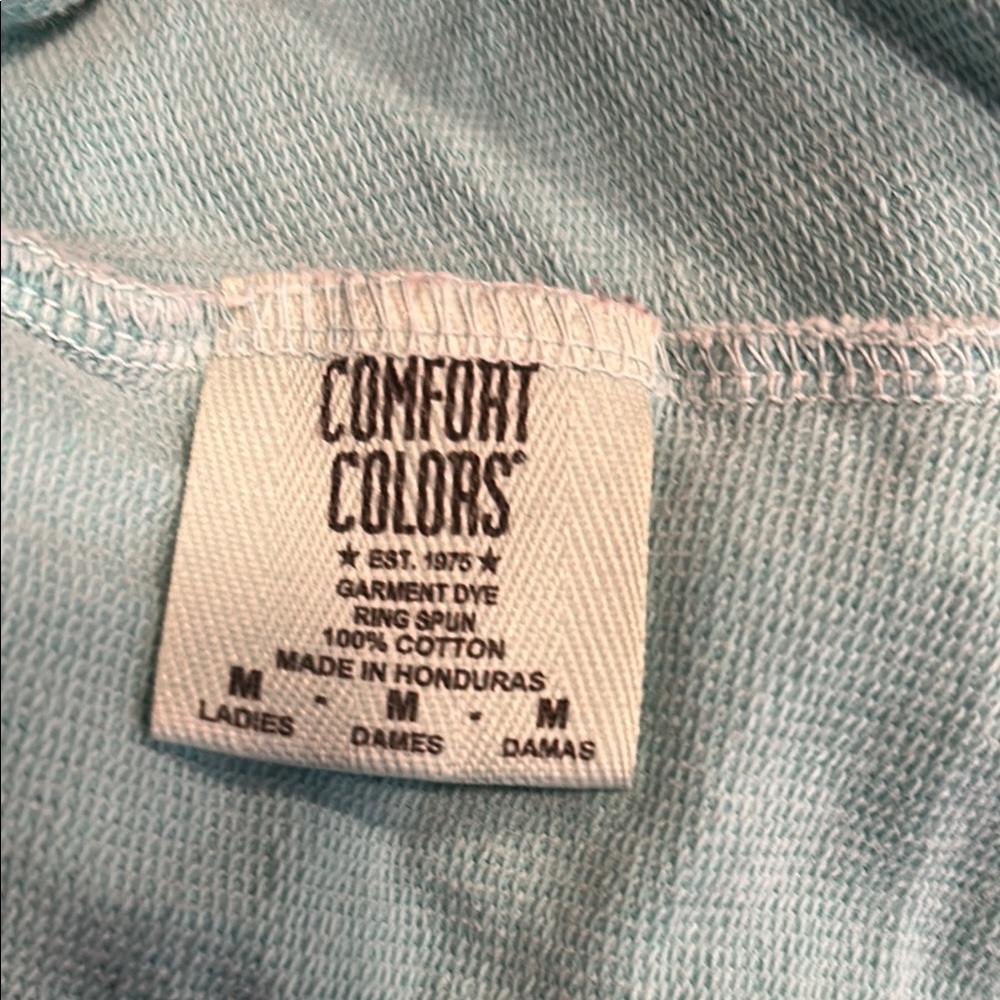 Comfort Colors Teal Women's Shorts - Picture 2 of 2